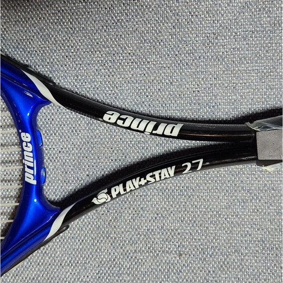 Vintage Prince Stay + Play 27 Model Tennis Racquet GRIP IN PLASTIC - Picture 3 of 4